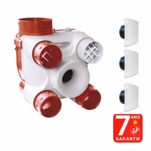 VMC hygroréglable simple flux avec détection d'humidité