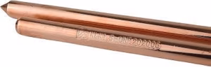 Piquet de terre en acier cuivré 15mm x 1