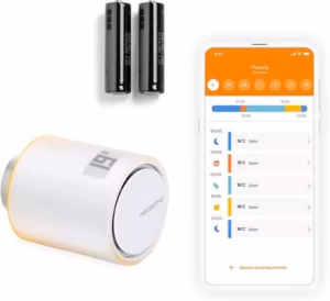Honeywell) ou tête thermostatique connectée (ex: Netatmo
