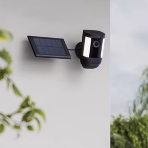 Kit caméra solaire sans fil (ex: Ring Stick Up Cam Solar)