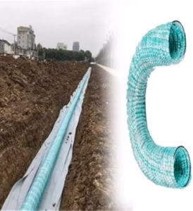 Tuyau de drainage perforé
