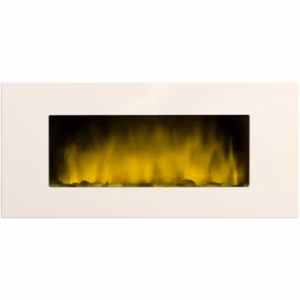 Cheminée murale White Loft XXL 120 cm LED 12 couleurs