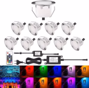 Spots LED encastrables extérieurs IP67