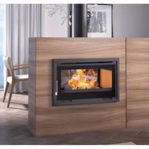 Insert à bois ventilé avec soufflerie (2 × 20 W)