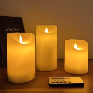Bougies LED à flamme animée