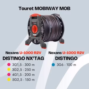 Touret Nexans R2V 3G2.5 150 m