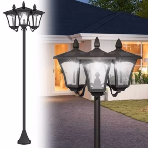 Lampadaire solaire extérieur