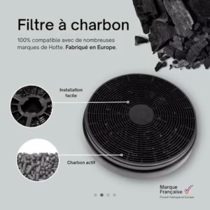 filtre à charbon pour hotte