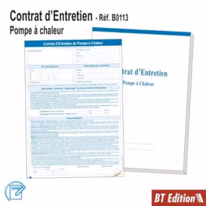 contrat d'entretien pompe à chaleur