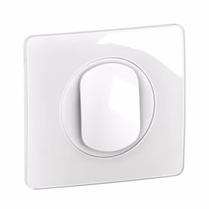 Poussoir Legrand Céliane 6A blanc avec plaque (Réf. CG0031)