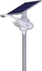 Lampadaire solaire tout-en-un