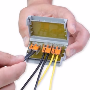 boîte de dérivation enterrée IP67 avec bornes Wago et gel isolant