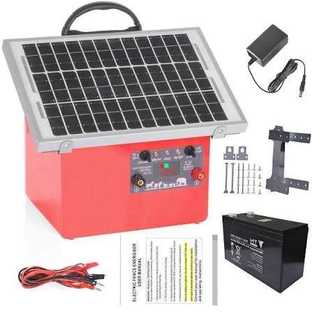 Clôture électrique solaire pour volailles (2 lignes)