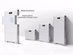 Batterie de stockage solaire LiFePO4 5 à 10 kWh (type Enphase IQ ou Huawei LUNA2000)