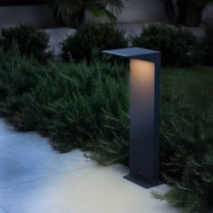 borne lumineuse solaire de jardin