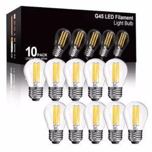 Pack d'ampoules LED E27 filament 2700K