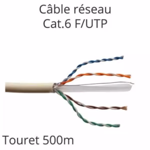 Câble réseau RJ45 Cat 6 U/UTP