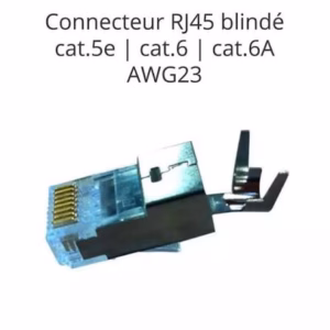 connecteur RJ45 blindé Cat.6A à sertir