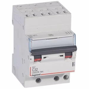 Disjoncteur Legrand DX3 32 A courbe C 6 kA