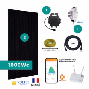 kit solaire plug and play SunEthic avec boîtier SolarMobil