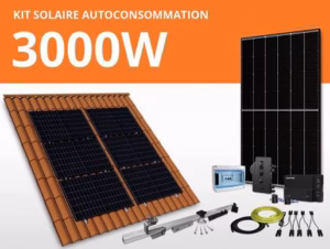 Kit solaire autoconsommation 3 kWc