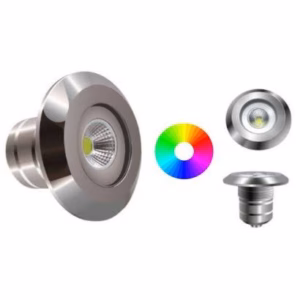 projecteur LED piscine à visser INOX 316L