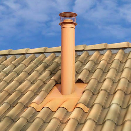 Sortie de toit VENTELIA SANIT'AIR Cheminées Poujoulat