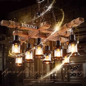 suspensions et lustres style industriel vintage