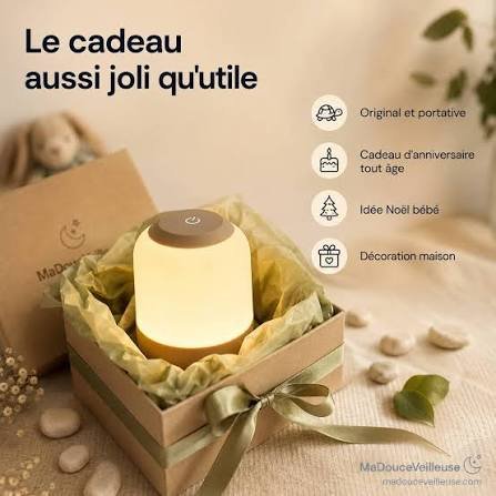 Veilleuse tactile nomade rechargeable 22